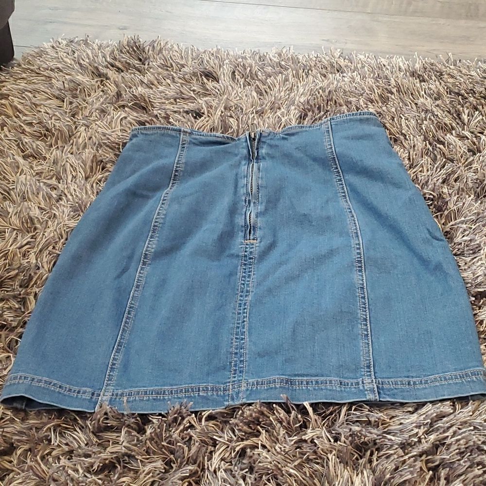 Denim Mini Skirt Size 27 - Picture 2 of 4
